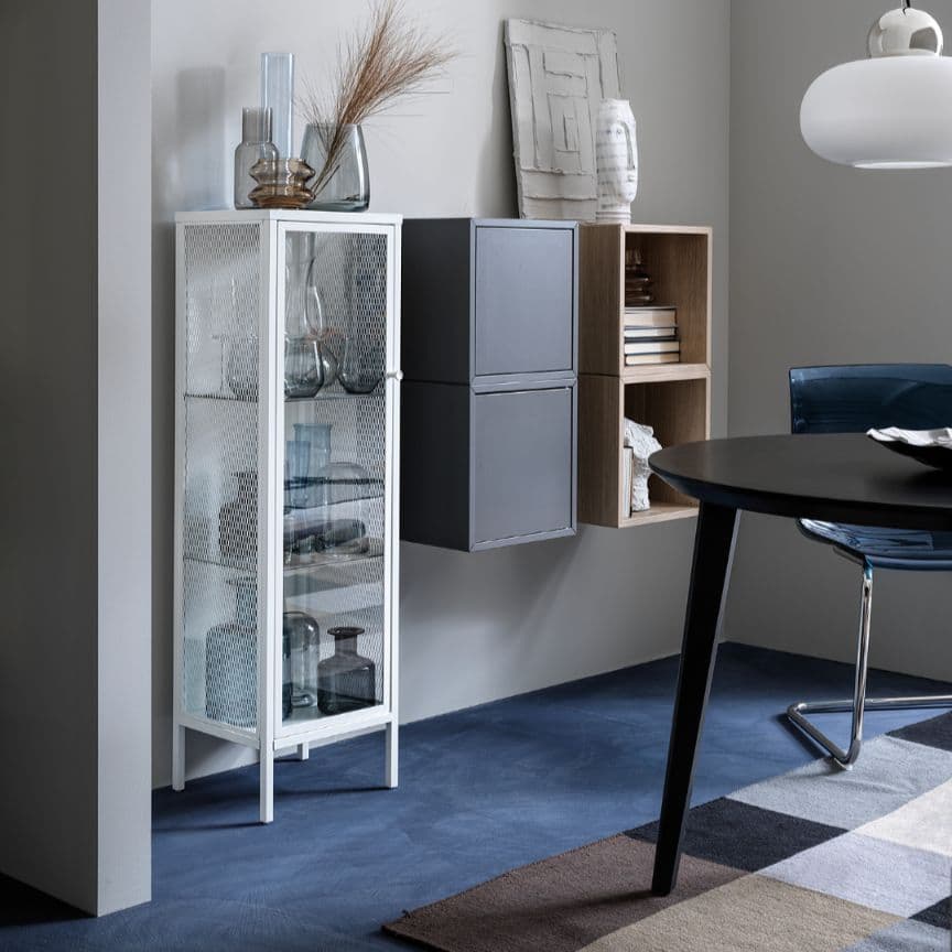 ポ*門様 【組み立て済み】IKEA BAGGEBO バッゲボー ガラスコレクショ