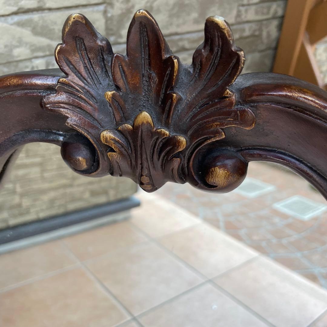 ヨーロピアンウォールミラー　壁掛けミラー アンティーク調 クラシック 壁掛け鏡