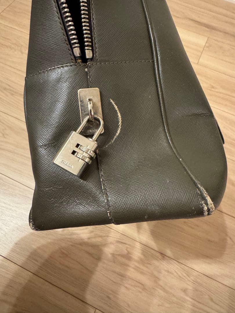 PRADA プラダ サフィアーノレザー 三角ロゴ ビジネスバック ブリーフケース