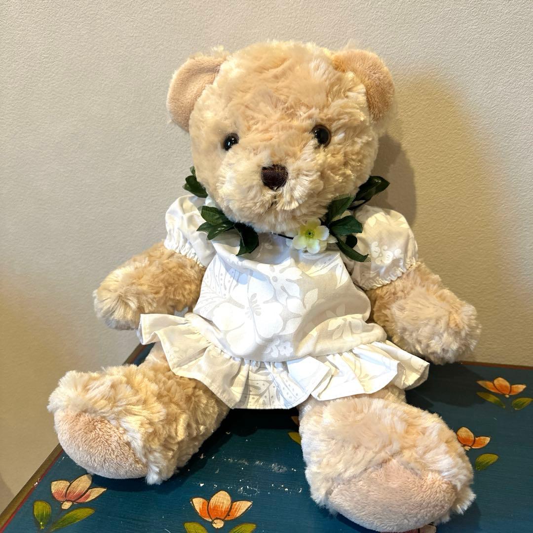 【美品】happy wedding bear ハワイアン　モアナサーフライダー