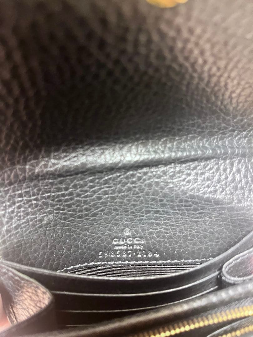 GUCCI グッチ　二つ折り財布　GGマーモント