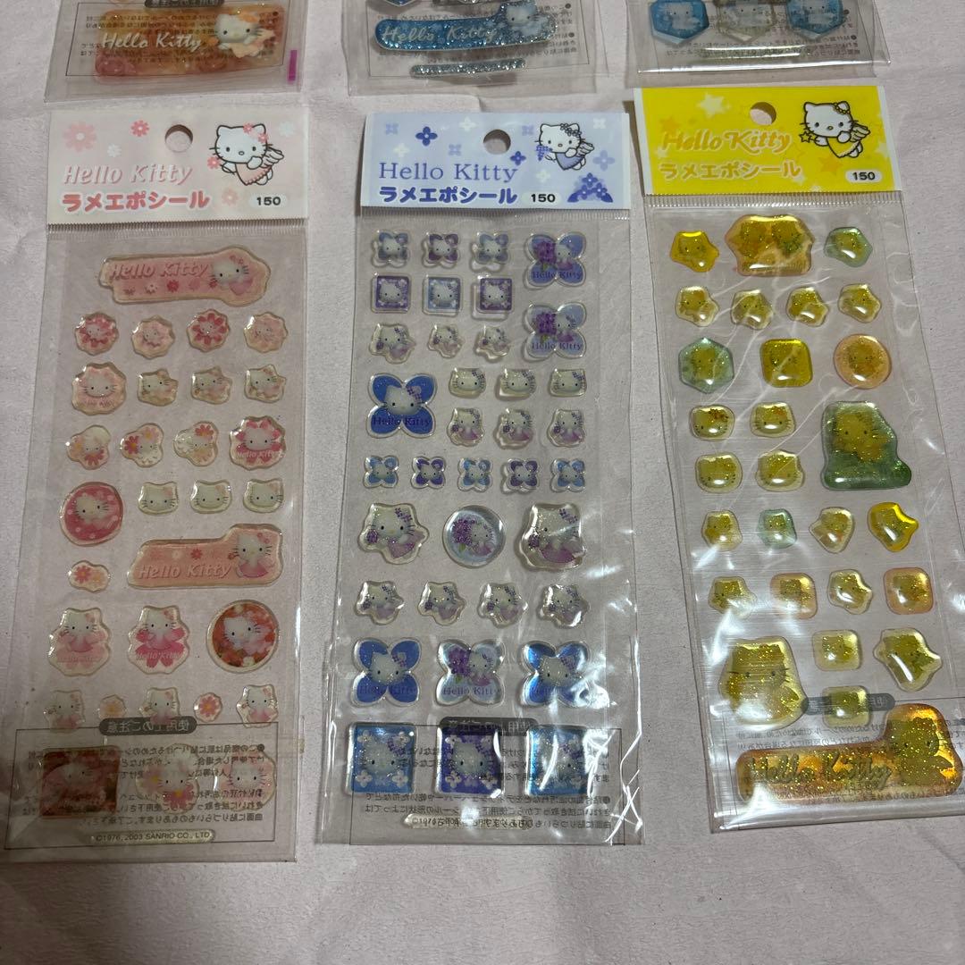 【未使用】平成レトロエンジェルキティシール6枚