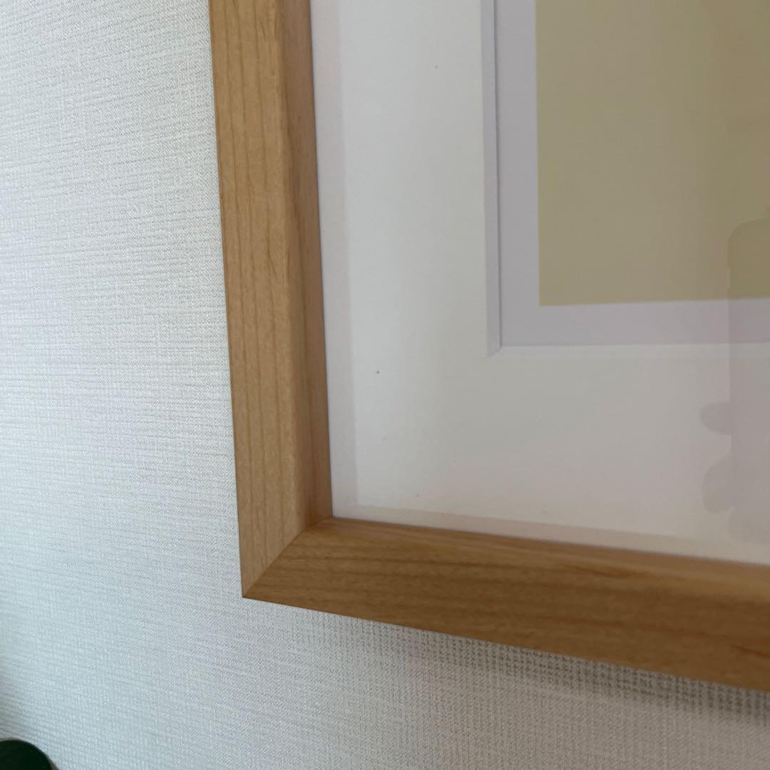 パブロ・ピカソ アートフレーム ハト 複製画 絵　木枠　71×55センチ