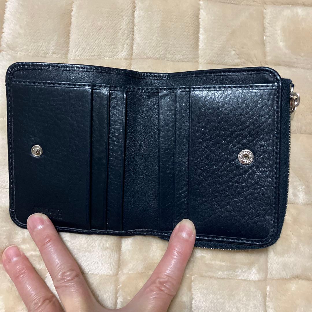 ヒロフ プラティカ 二つ折り財布 レザー コンパクト ウォレット