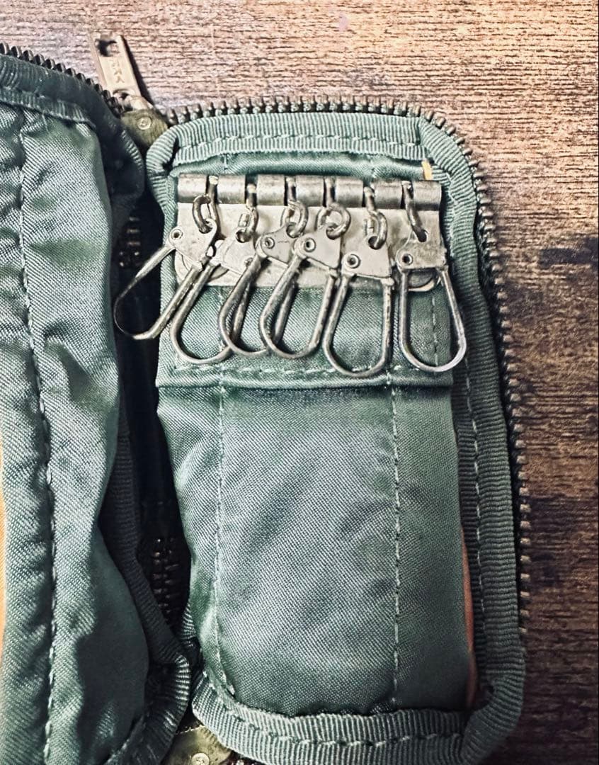 ポーター　PORTER タンカー　TANKER キーケース　セージグリーン　廃盤