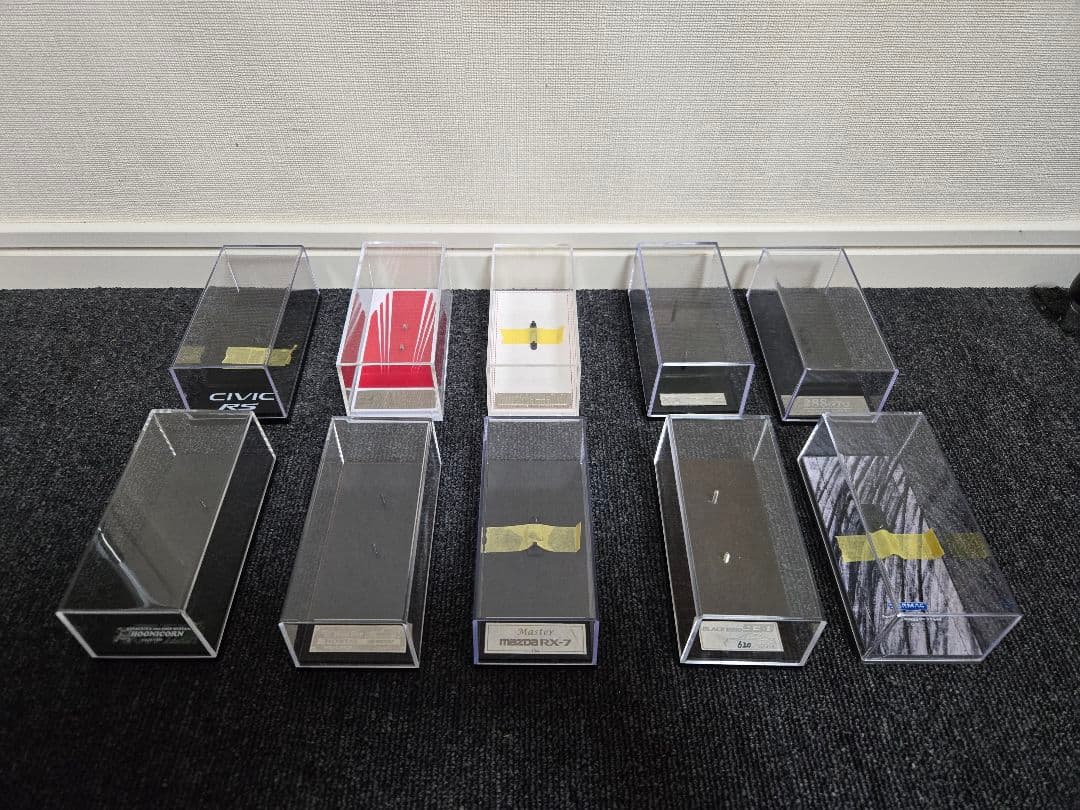 1/64 ディスプレイクリアケース 99個大量セット! おまけ付