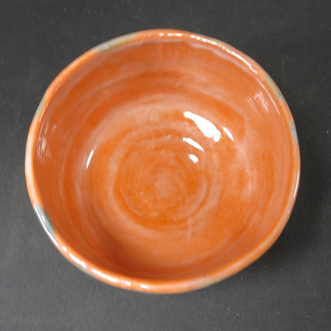 茶碗 赤楽 楽印 在銘 抹茶碗 茶器 茶道具 茶の湯