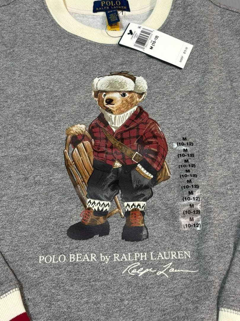 ラスト1枚2025最新作新品ラルフローレン　ポロベア　トレーナーボーイズM150