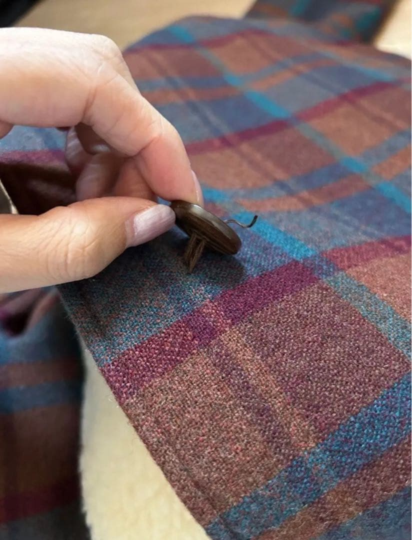 A.P.C.アーペーセーチェックロングコート