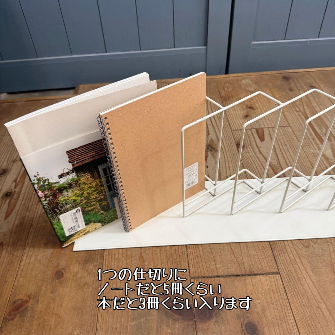 店舗用什器2点セット アクリル製ペンスタンド　鉄製ノートスタンド　本、雑誌なども