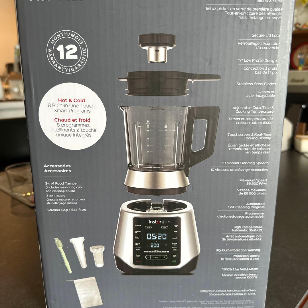 InstantPot AcePlus10-in-1スムージーとスープ用ブレンダー