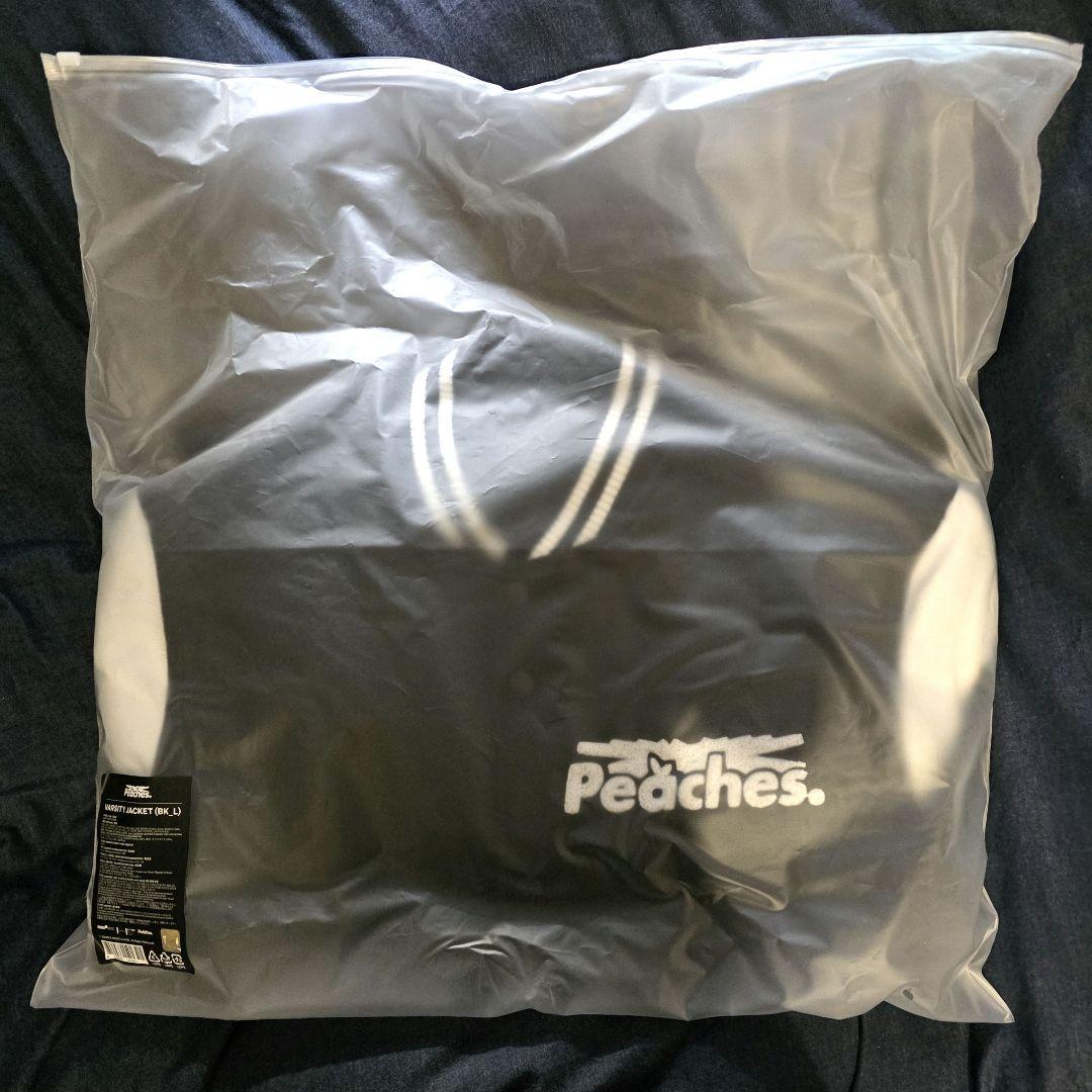 【新品未着用美品】LE SSERAFIM×Peaches. Lサイズ スタジャン