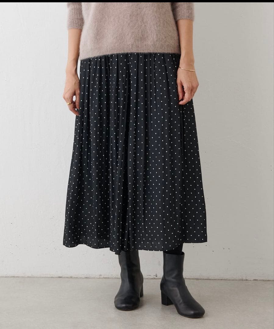 BEARDSLEY シフォンギャザーパンツ