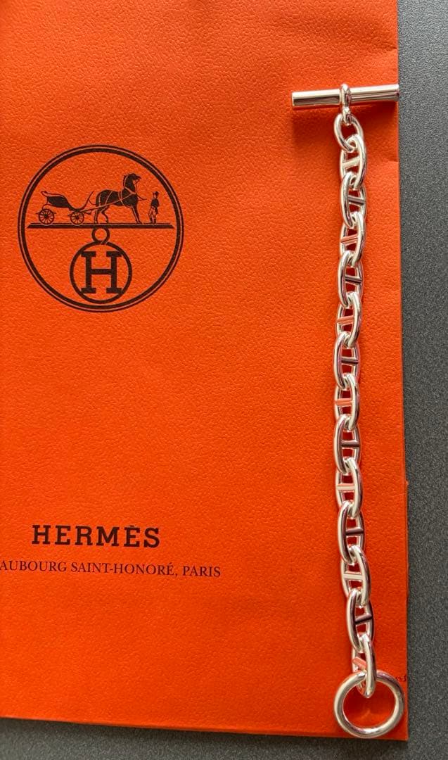 新品 エルメス HERMES シェーヌダンクル GM 13コマ ブレスレット