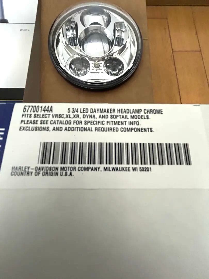 ハーレーダビッドソン純正LEDヘッドライト　超美品
