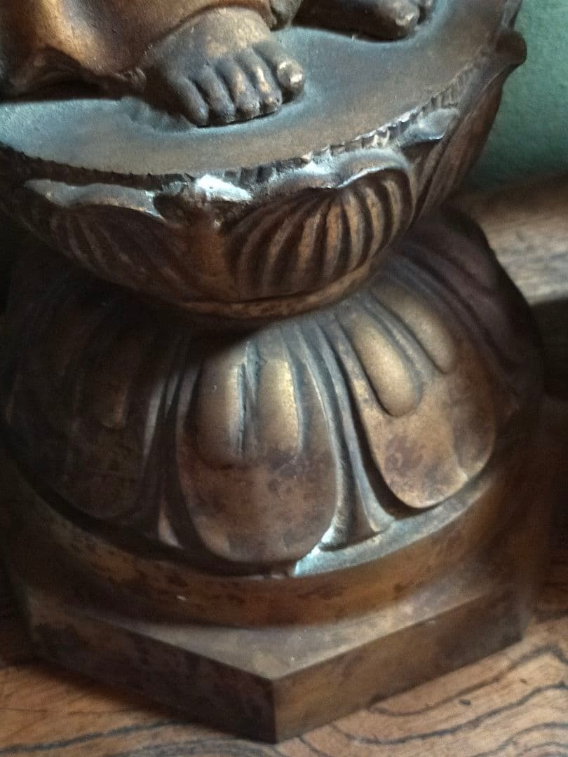 ♥大きな♥観音像♥立像【光雲】高７２３ｍｍ　銅製　観音様　ブロンズ像　仏像　骨董