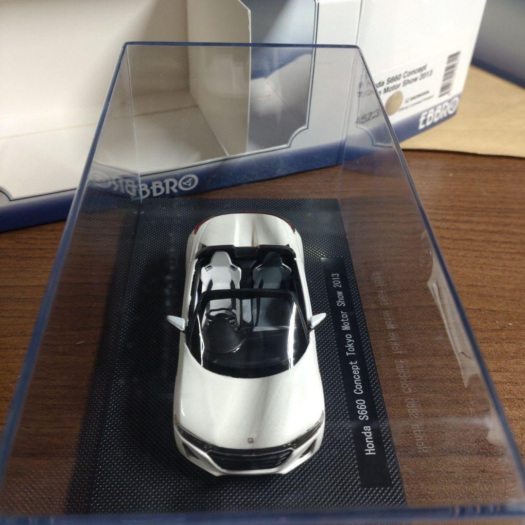 エブロ 1/43 ホンダ S660コンセプト パールホワイト