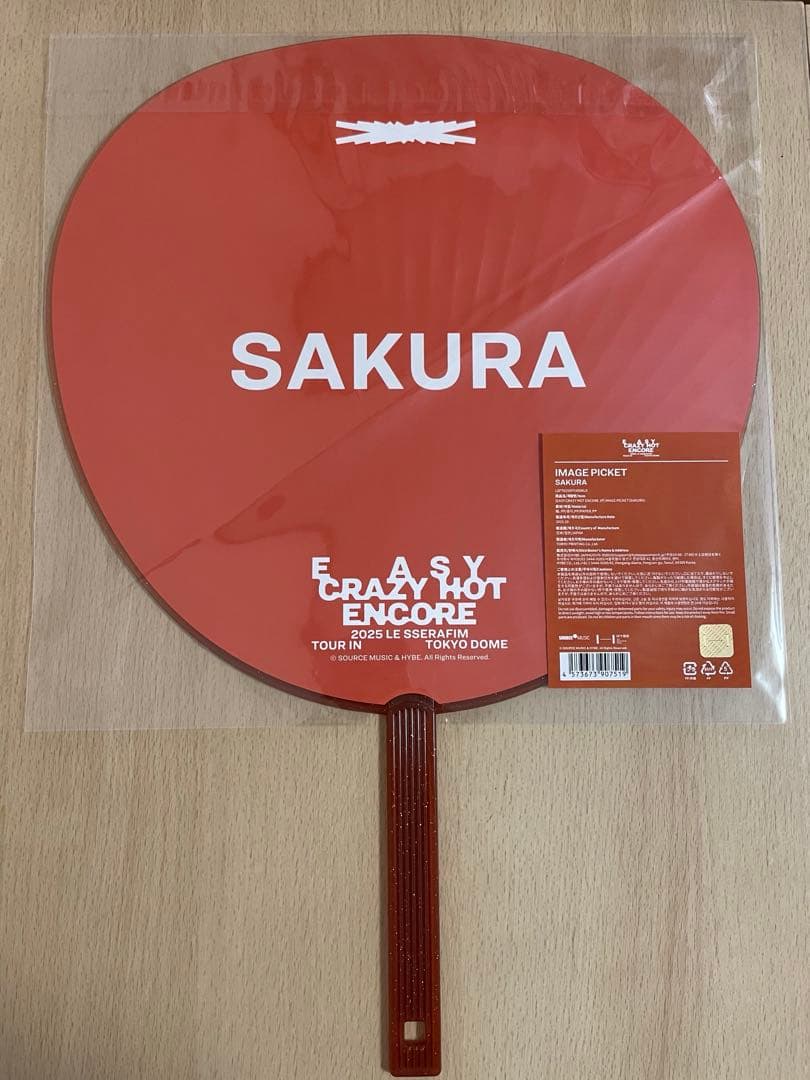 ルセラ 宮脇咲良 サクラ うちわ ピケット 5枚 ライブ