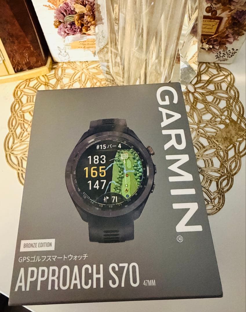 【新品】GARMIN APRROACH S70 47mm GPSゴルフウォッチ