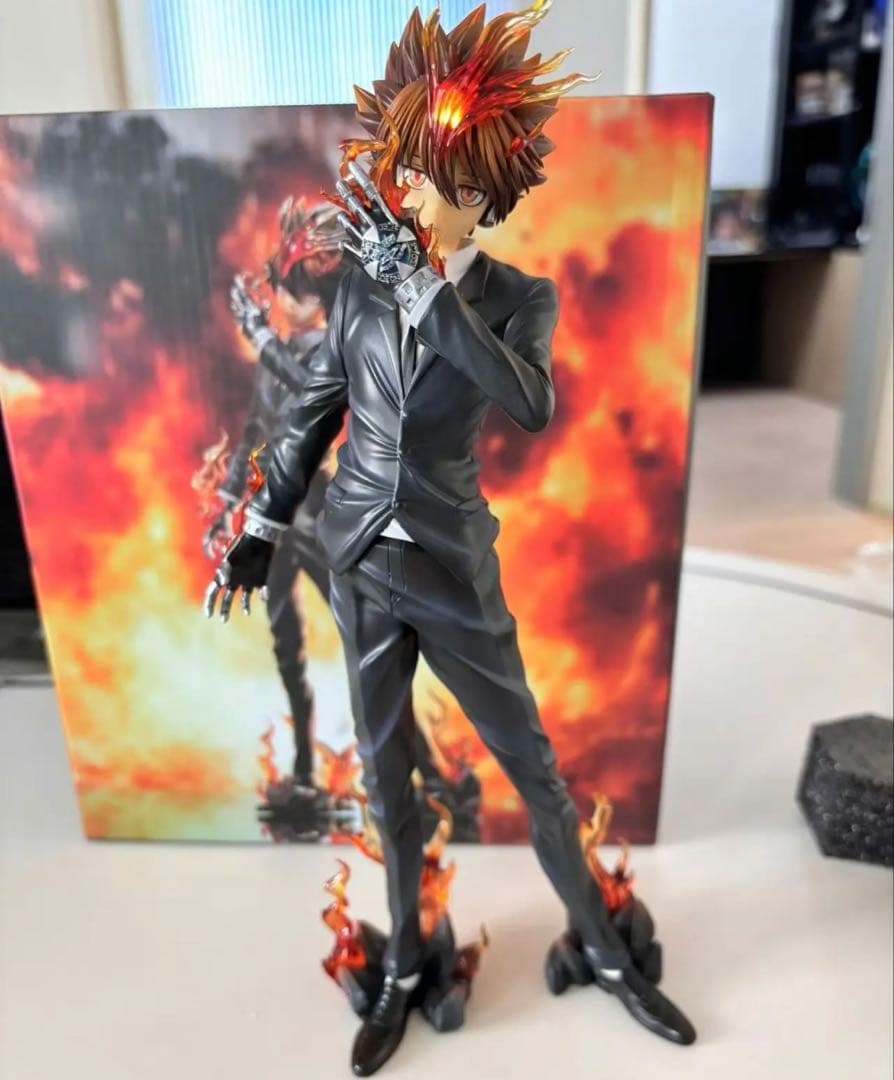 家庭教師ヒットマンREBORN! 沢田綱吉 ⑩ ガレージキット ガレキ スタチュ