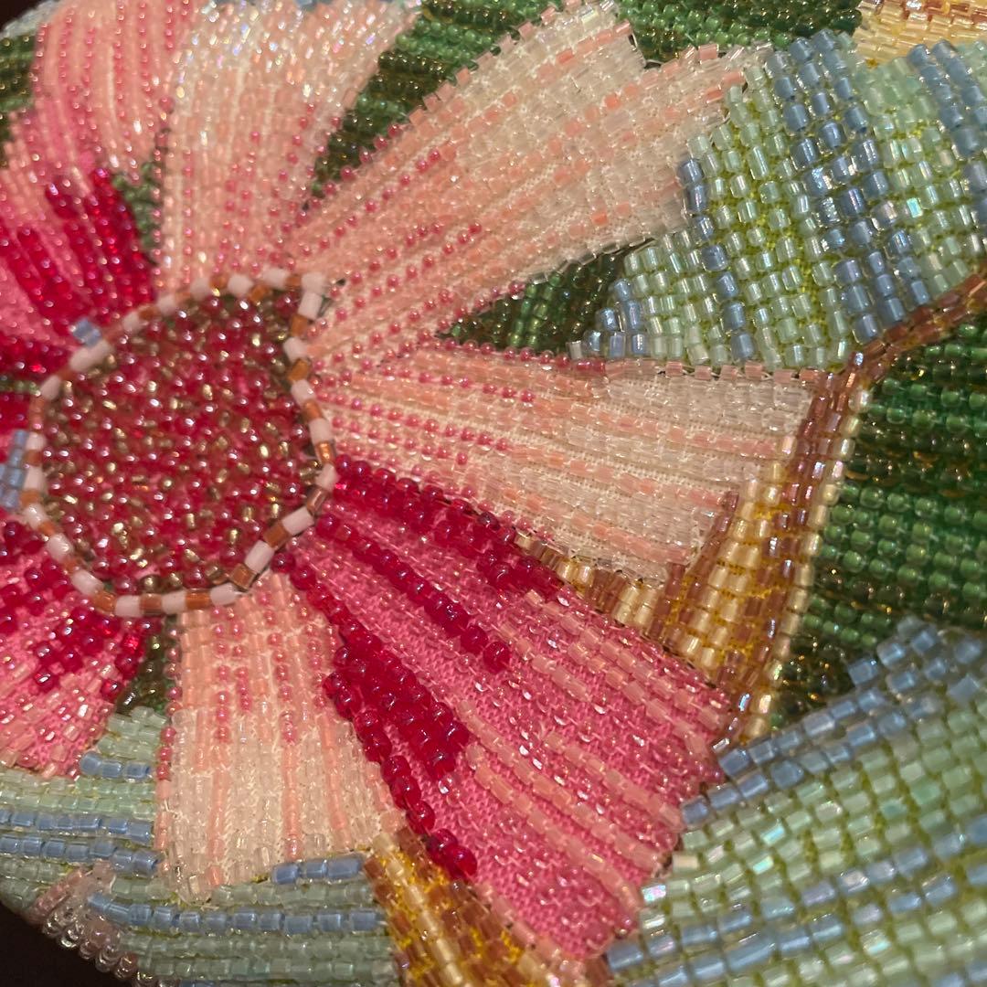 レイコさま専用　　和装バッグ ビーズ刺繍　2点セット