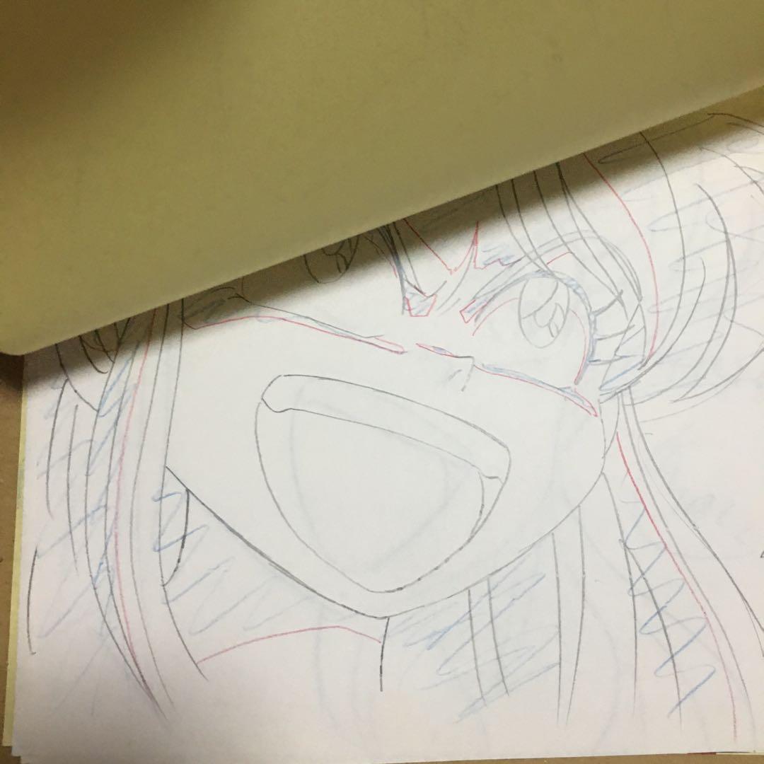 ゲンジ通信あげだま 原画1カット 九鬼麗 怨夜巫女