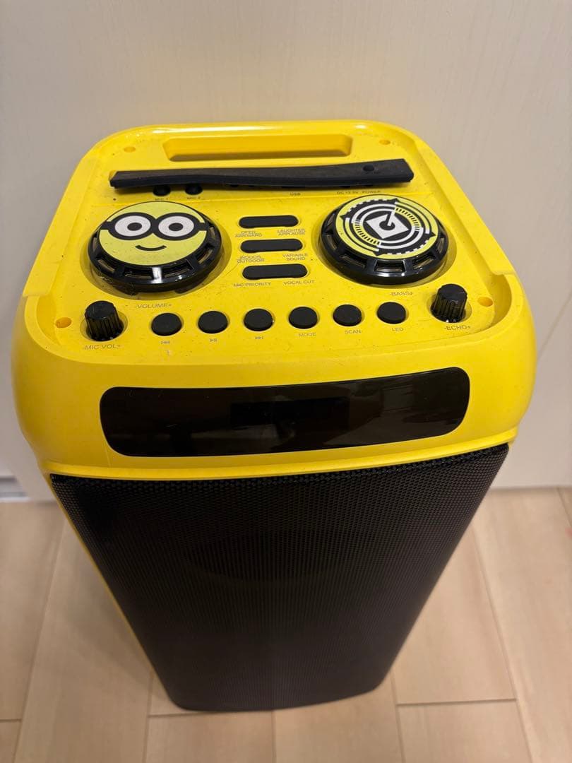 ワイヤレススピーカー イエロー デュアルスピーカー限定品ミニオンスピーカー