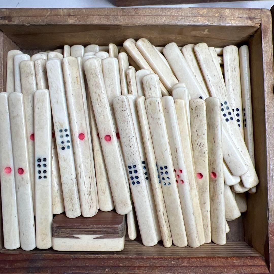 麻雀牌 木箱 時代物 アンティーク