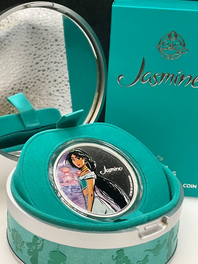 2024年ニウエ　ディズニープリンセス　ジャスミン姫　1オンスプルーフ銀貨