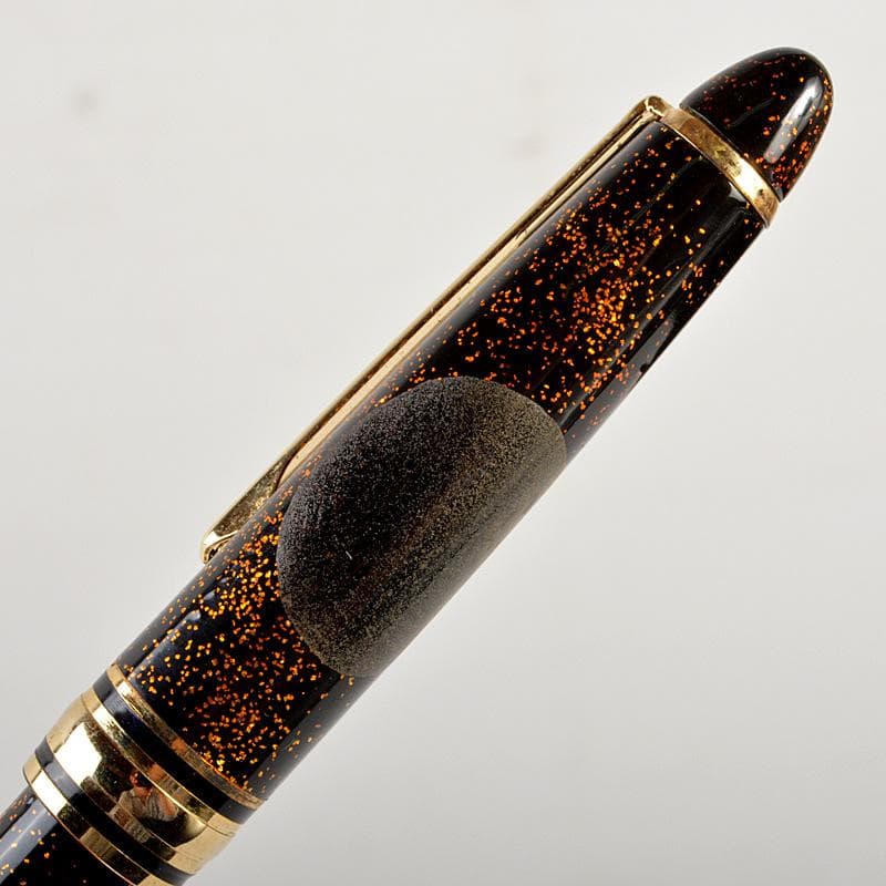 箔飾　高級　蒔絵兎文　ボールペン　木箱付　V　6024