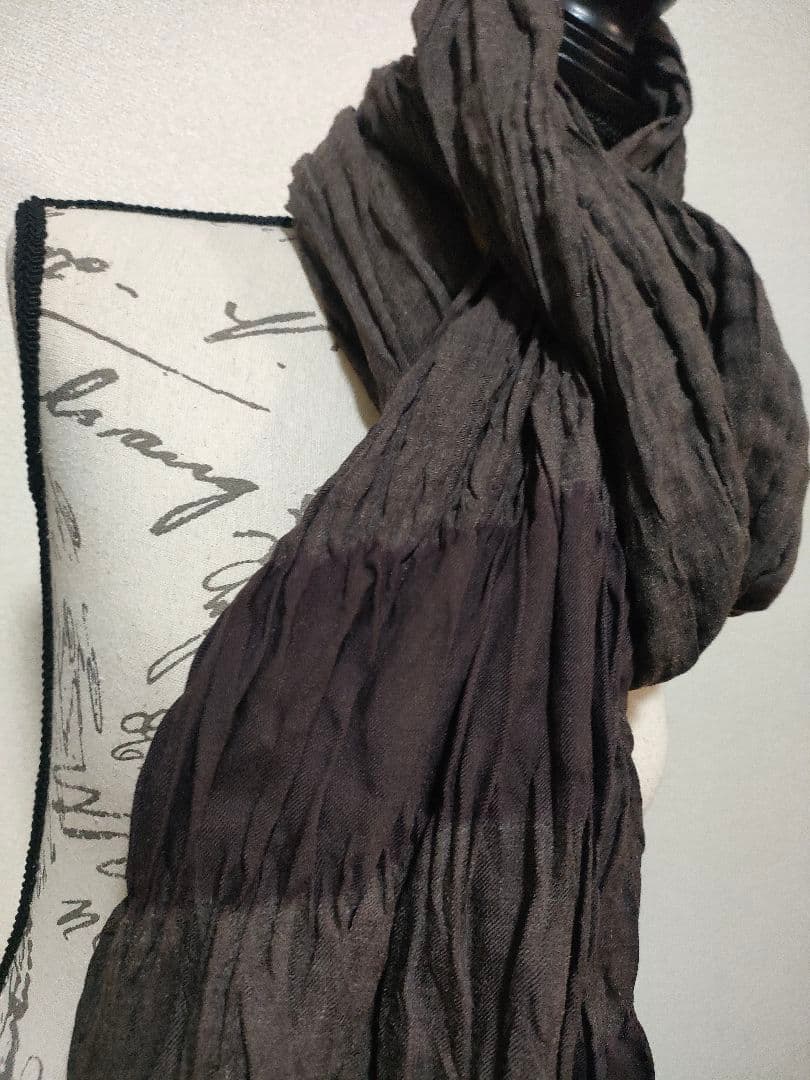 j4 イッセイミヤケ　フェット　マフラー　ストール　プリーツ