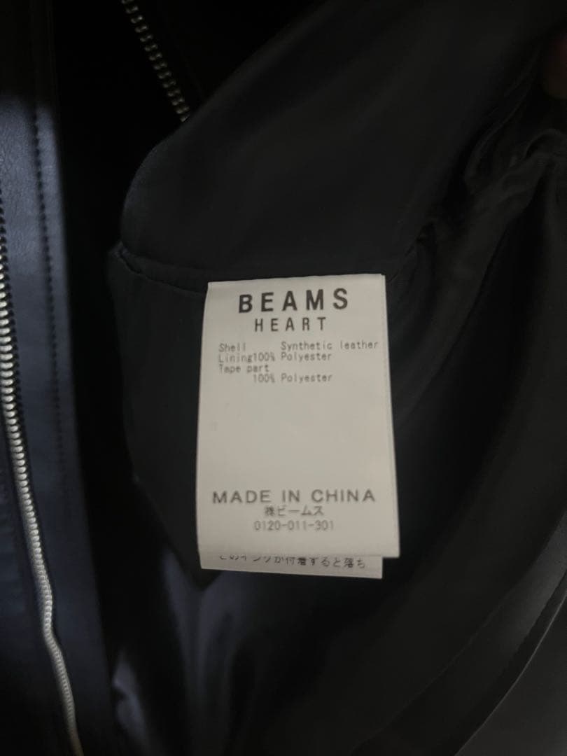 beams レザージャケット