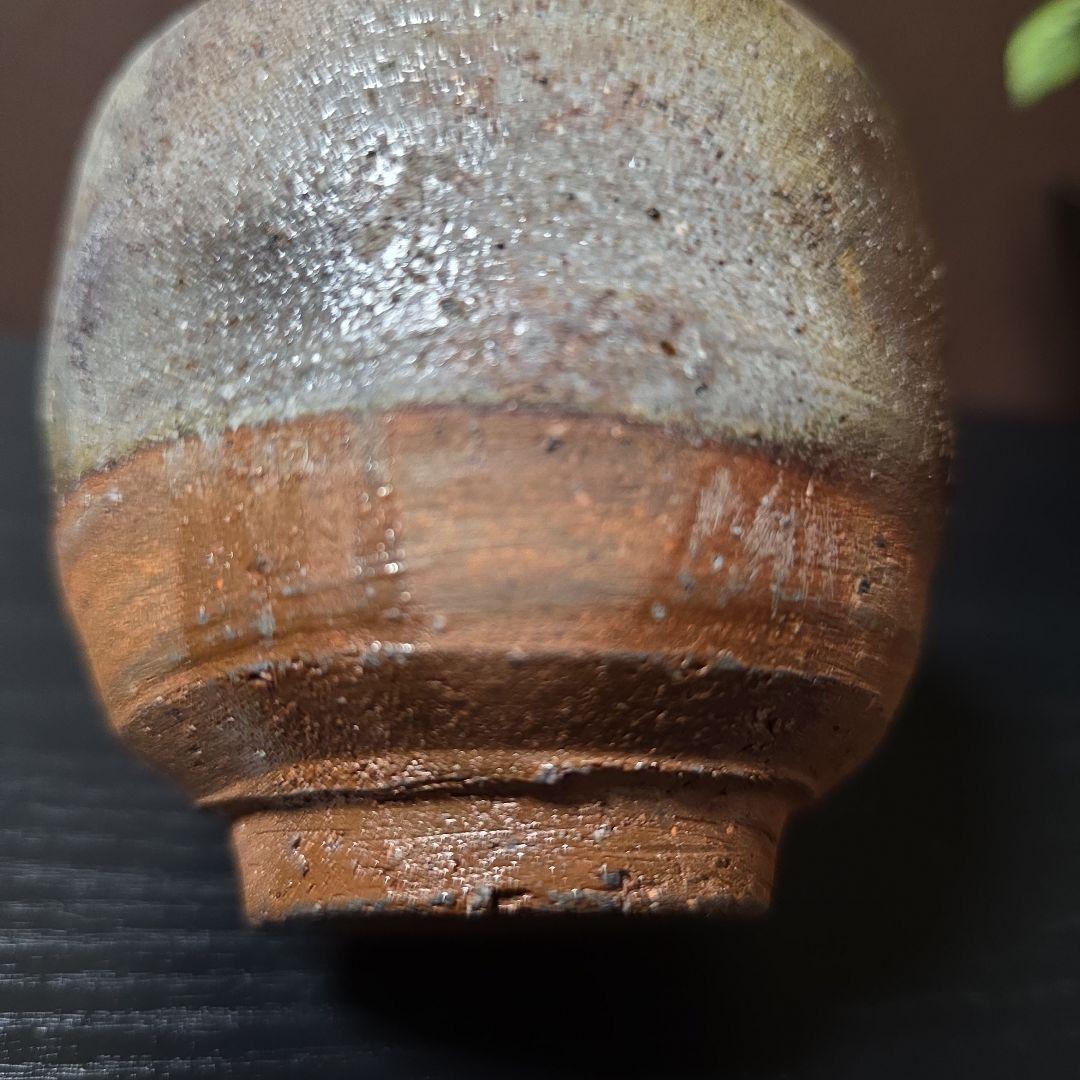 ご購入者様ご確認用 備前焼　柴岡信義 作　備前市無形文化財　大きめ　ぐい呑