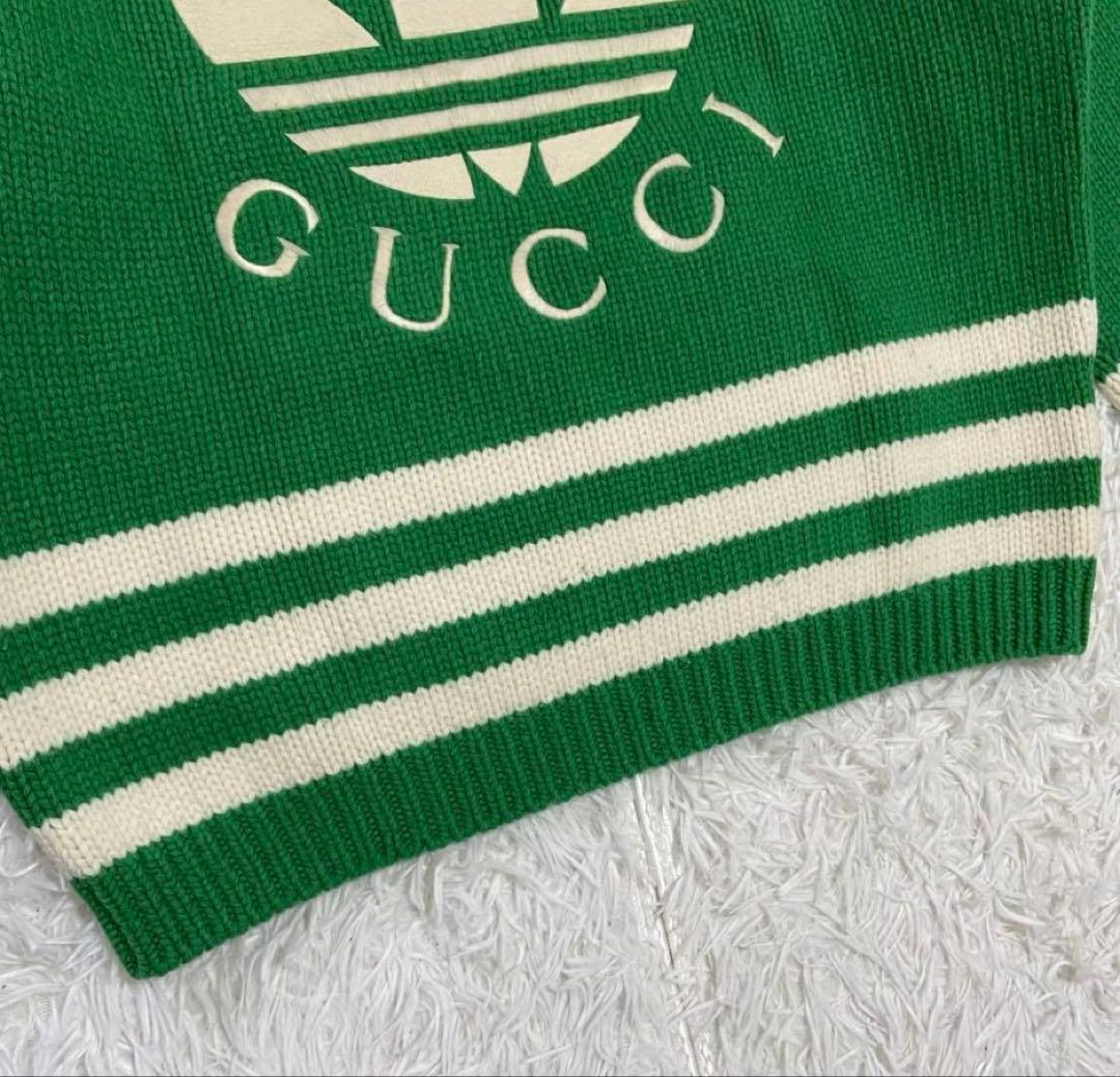 【美品】 グッチ × アディダス ニットパーカー 即完売