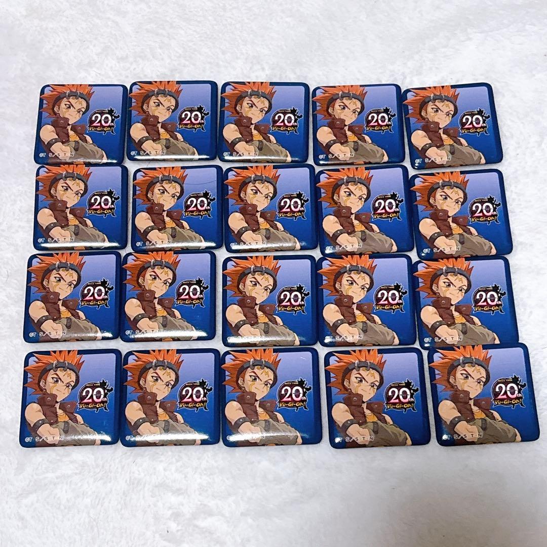 遊戯王5D's キューブ缶バッジ クロウ 20個