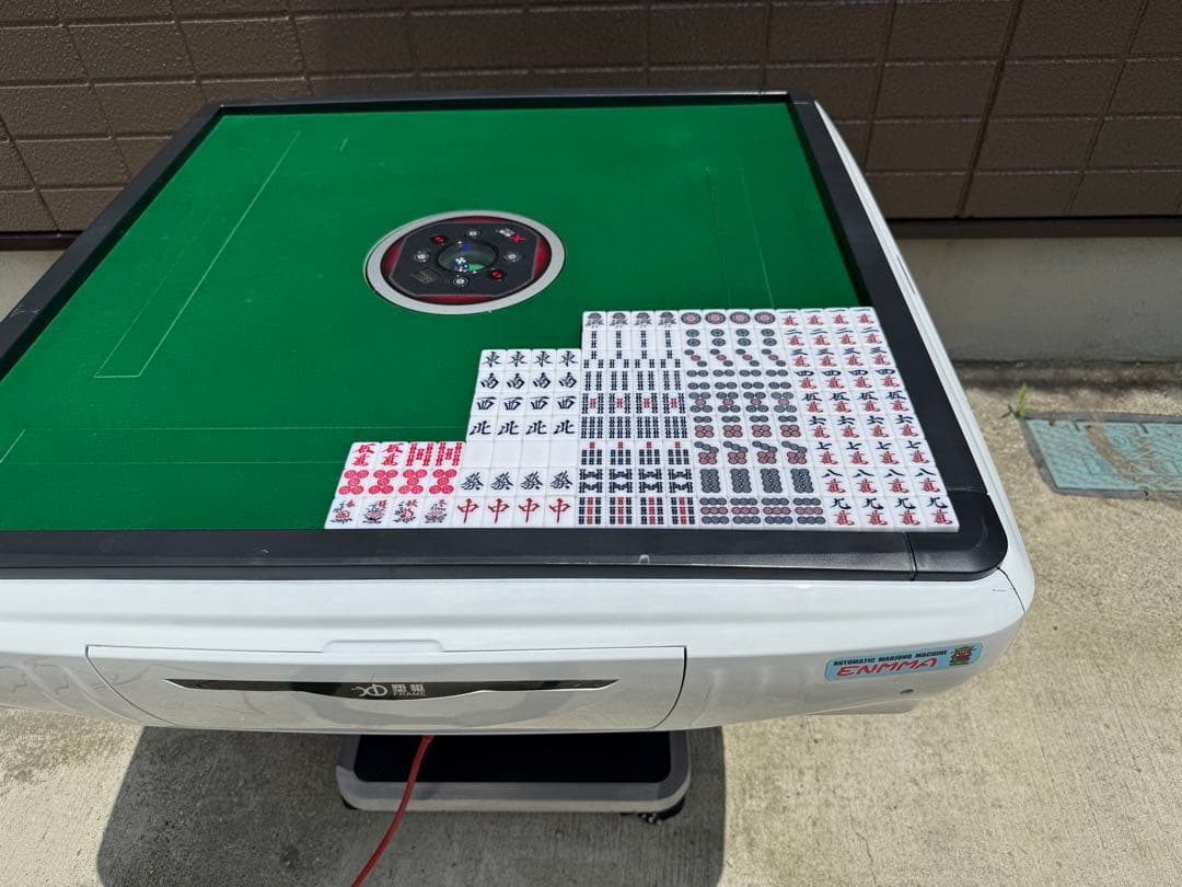 全自動麻雀卓 ENMMA 本体 動作確認済み 付属品セット 牌