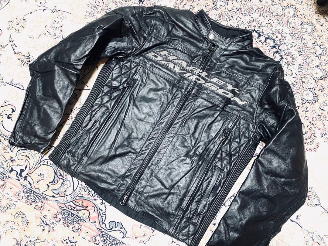新品未使用Harley-Davidson豪華冬用インナー付きレザージャケット！