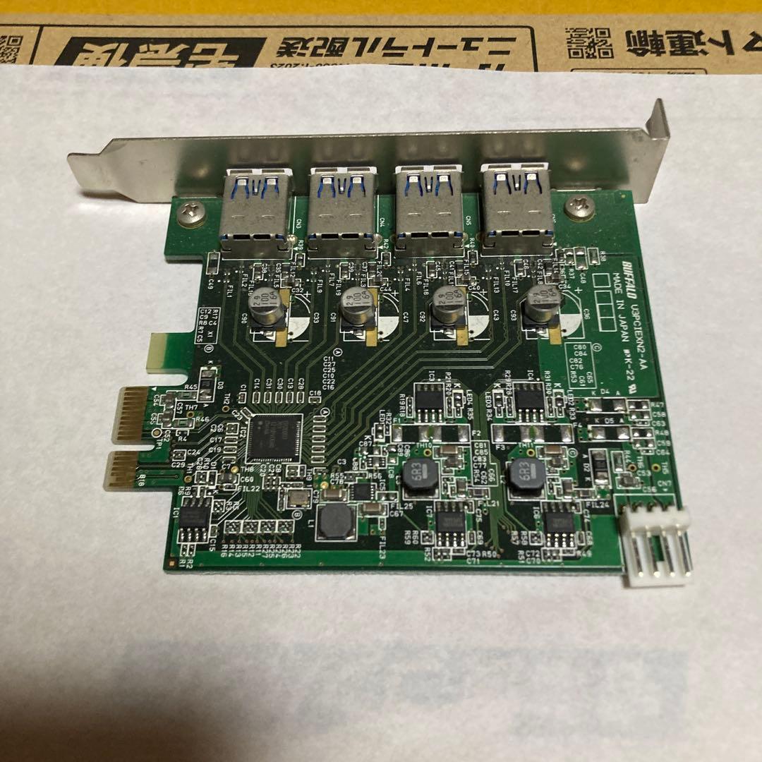 BUFFALO USB3.0拡張カード 4ポート IFC-PCIE4U3S