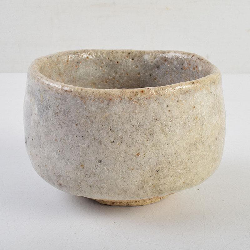 茶道具　鼠志野　茶碗　仕覆付　人間国宝　加藤卓男識箱　M　R9400