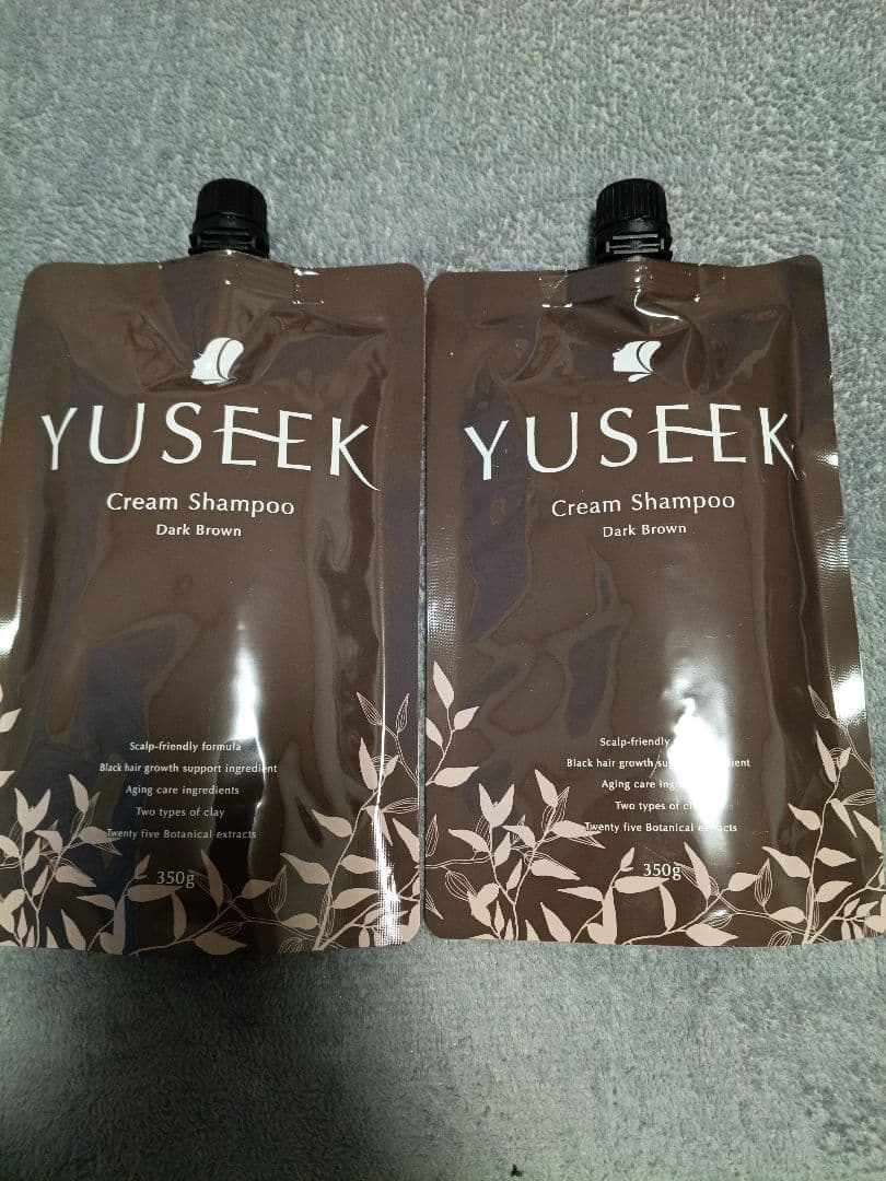 YUSEEK Cream Shampoo ダークブラウン 150g 2個セット