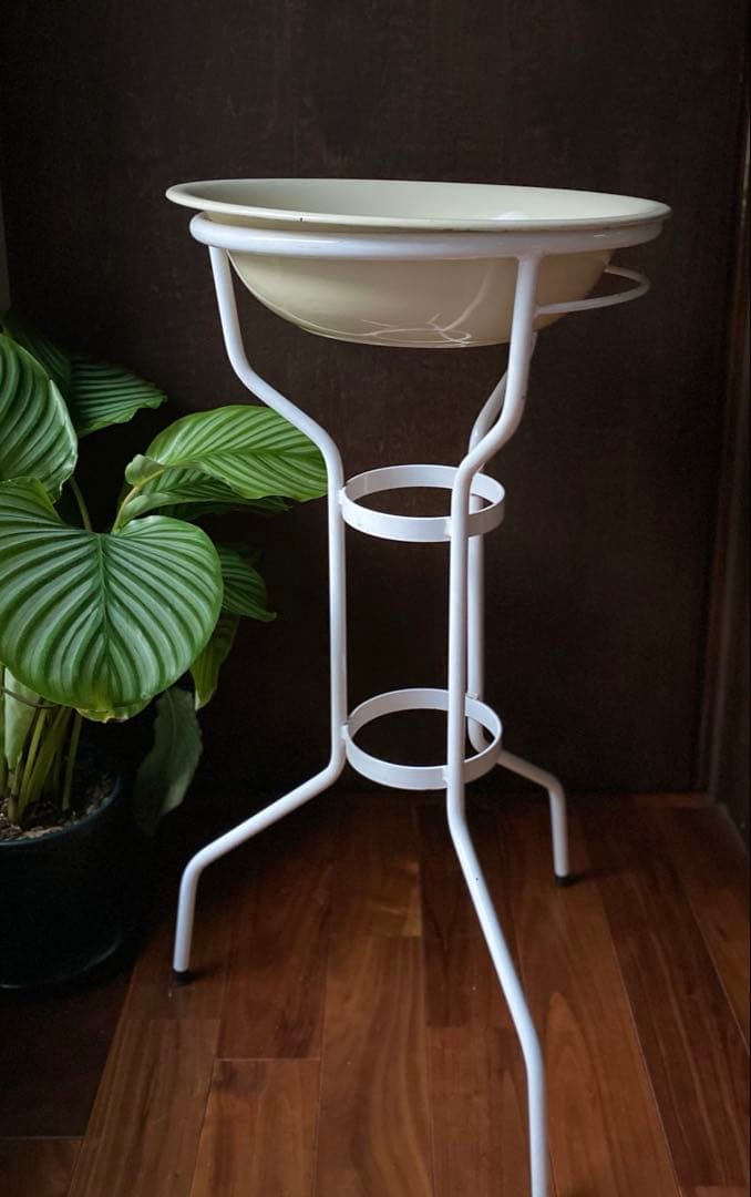 ホーロー　琺瑯 洗面ボウル・スタンド