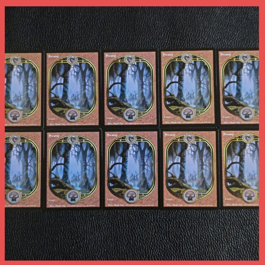 MTG Unglued 土地 沼 Swamp 10枚セット