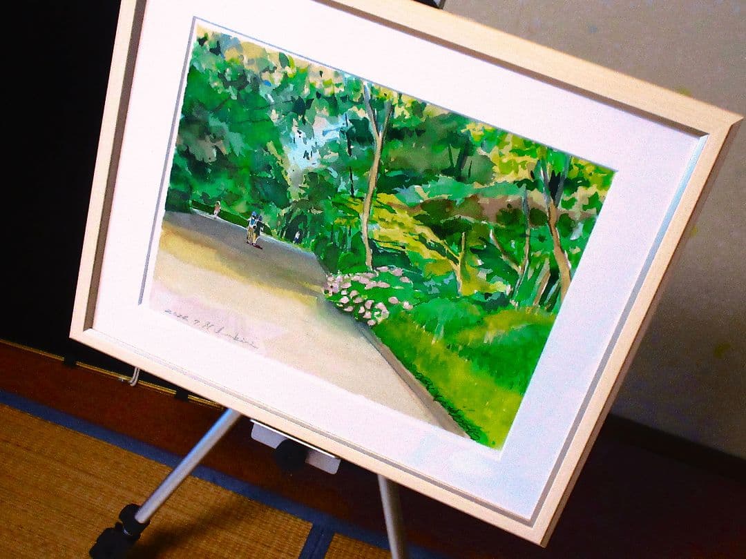 水彩画 (上野公園 2022年 )