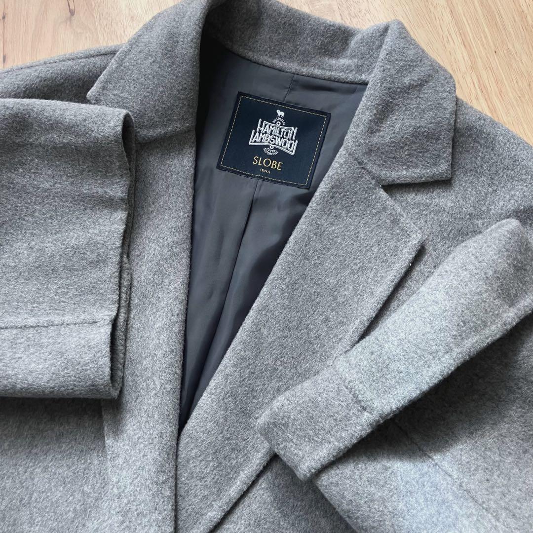 【2023AW】SLOBE ハミルトン ダブルフェイスロングチェスターコート