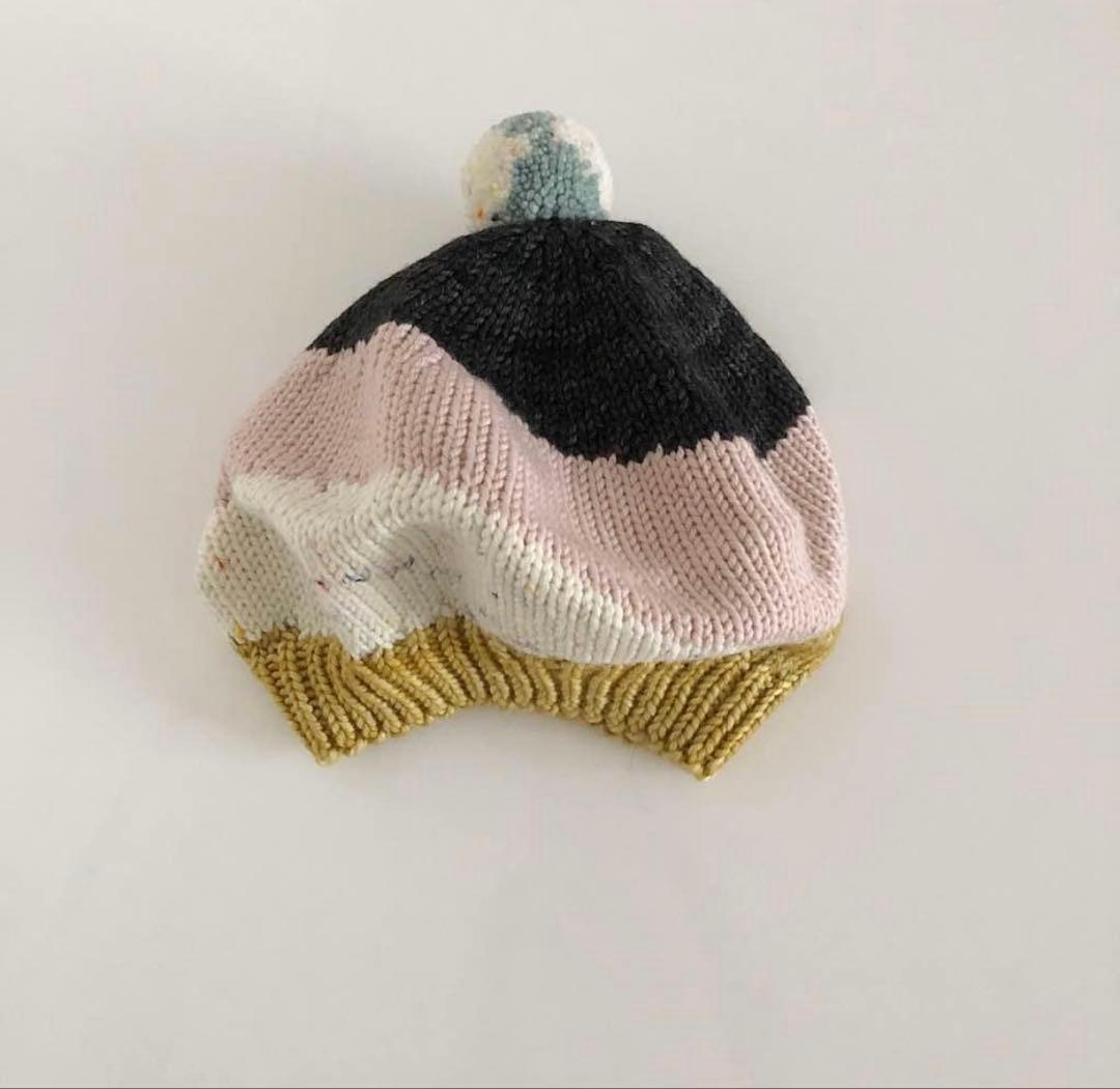 misha&puff ニットベレー帽　beret Landscape Tam