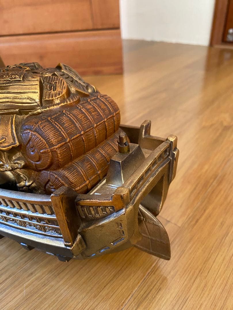 鳳凰　宝船 七福神の置物　高岡銅器　金運　開運　置物　縁起物　アンティーク