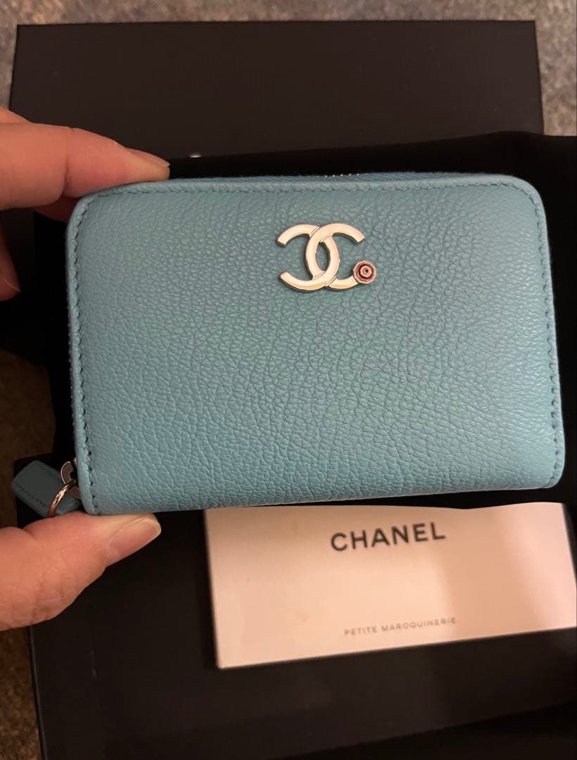 新品！シャネル★ケース財布ミニウォレット★証明証写真追加