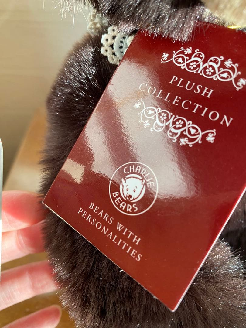 チャーリーベアーズ　 woodend テディベア　ダークブラウン