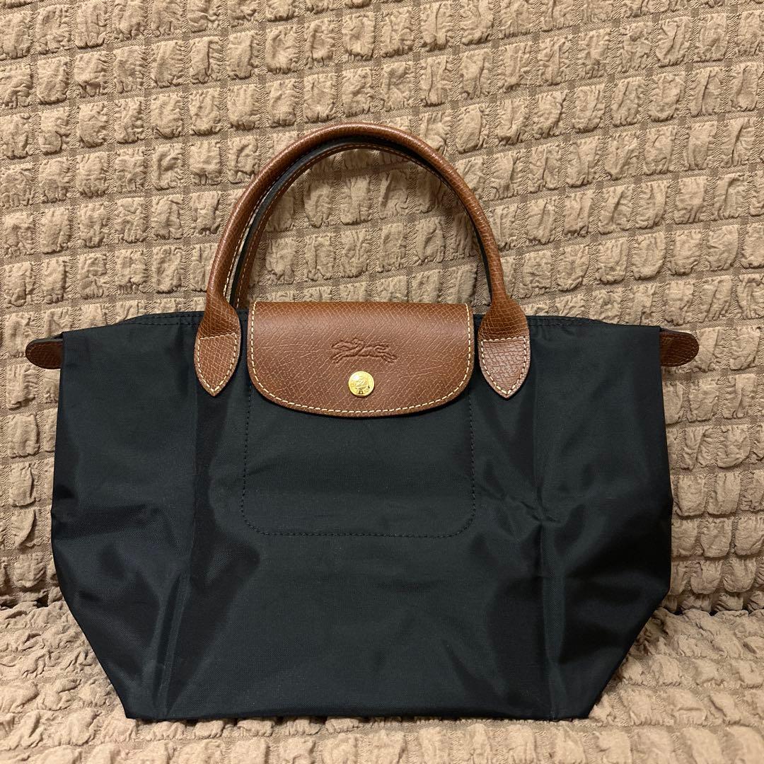 ロンシャン トートバッグ プリアージュ Sサイズ 001 NOIR