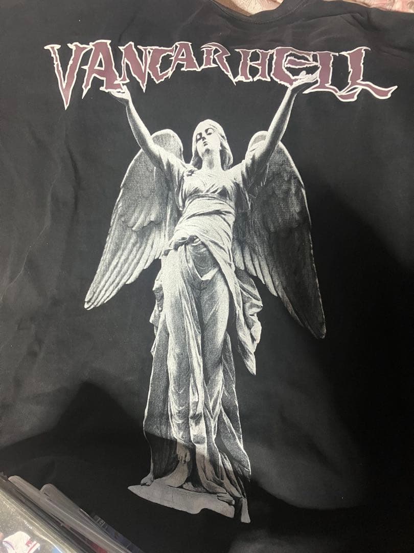 Vancarhell 黒 Tシャツ サイズＬ